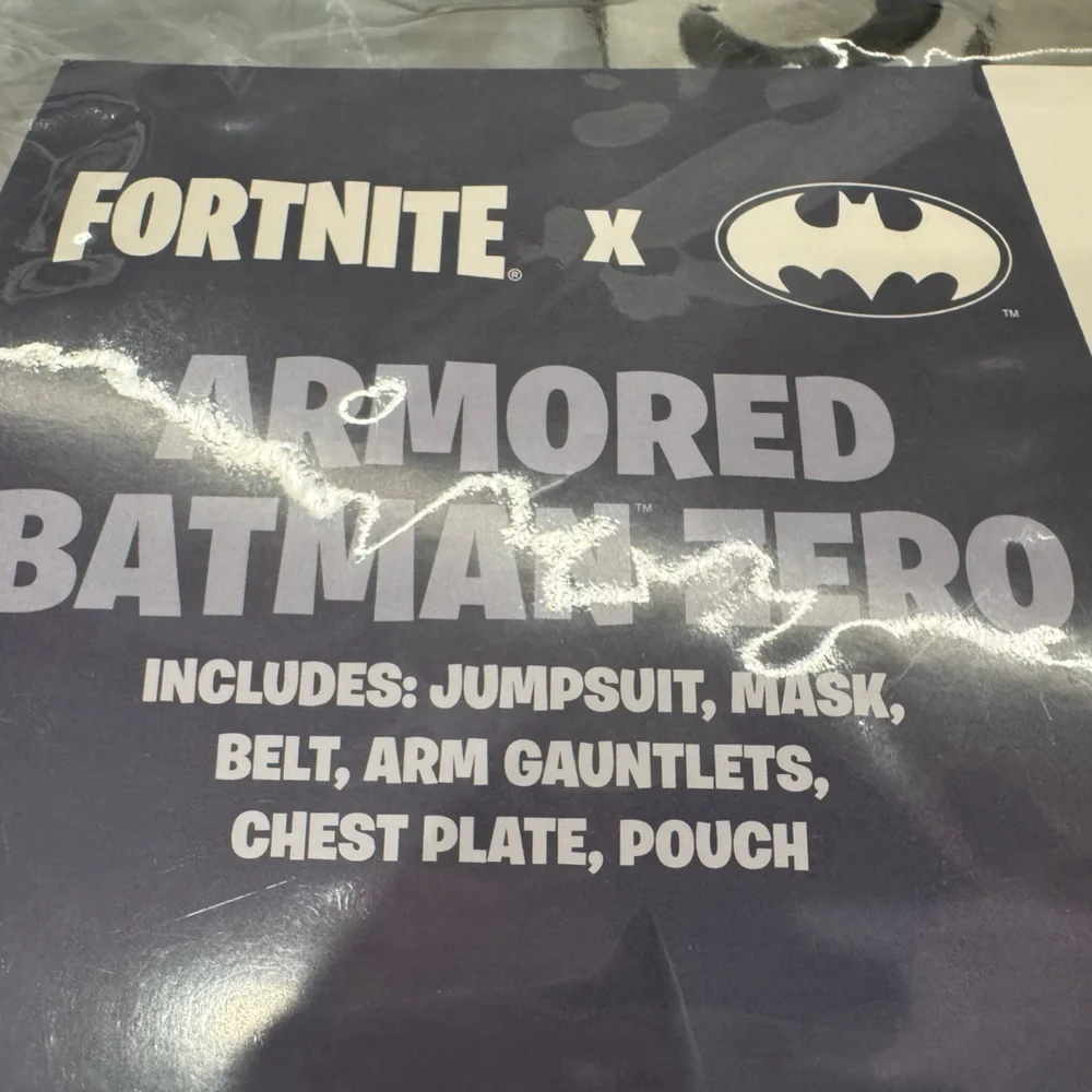 Spirit Armored Batman Zero Kids Costume - Black and Gray